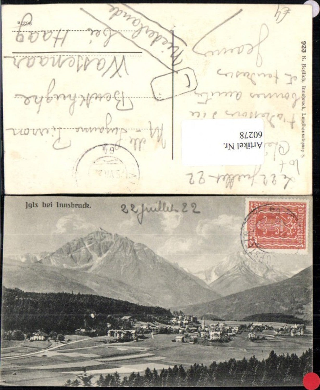 Alte Ansichtskarte – Old Postcard