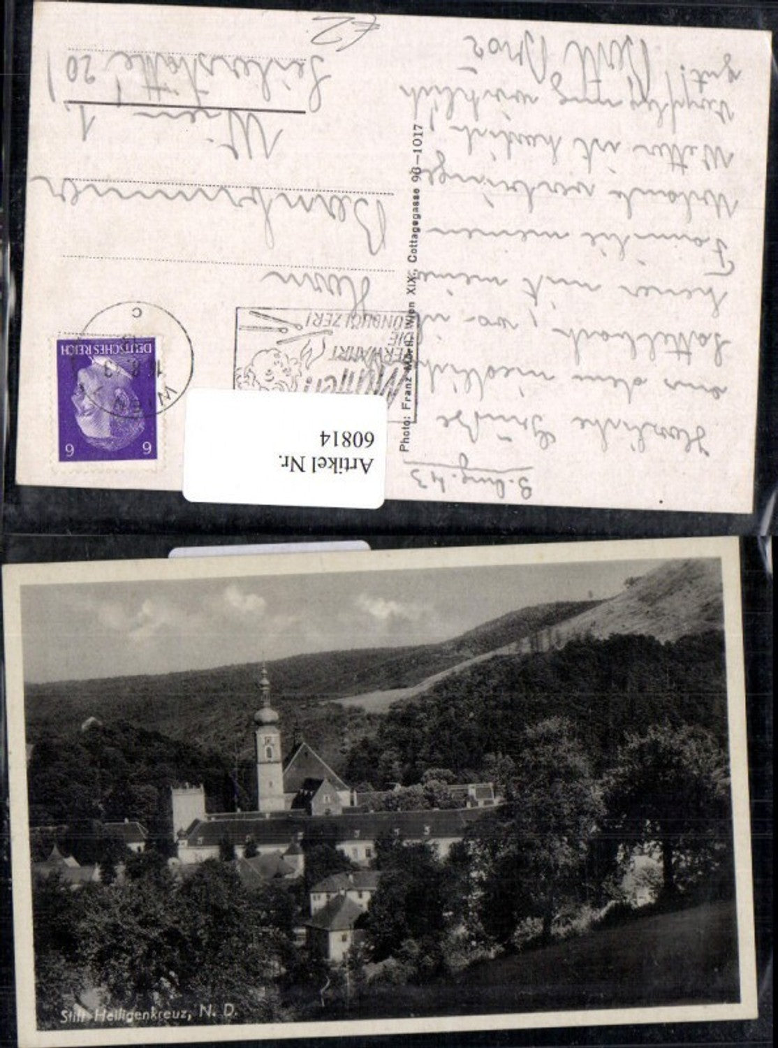 60814,St. Heiligenkreuz Aussenansicht 1943