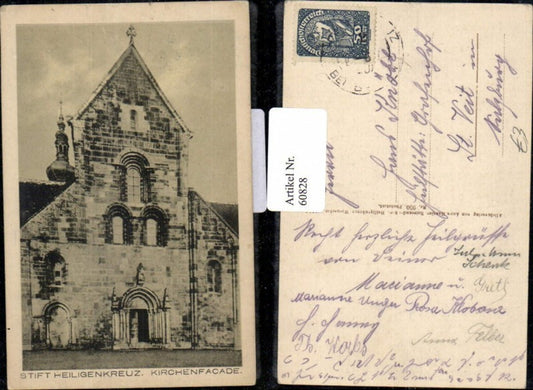60828,St. Heiligenkreuz Kirchenfasade