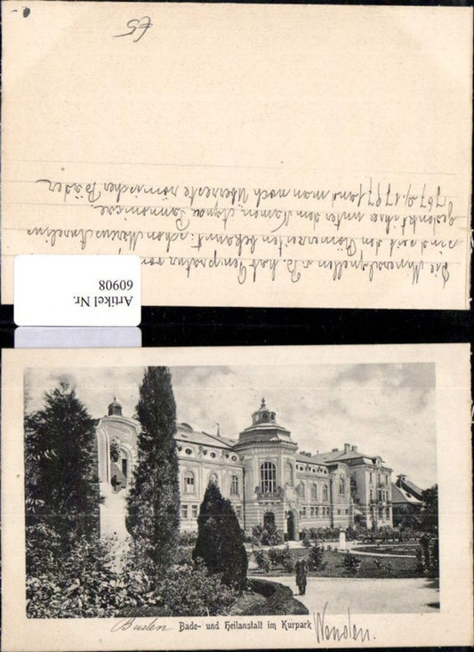 60908,Kurpark Baden Bade- und Heilanstalt