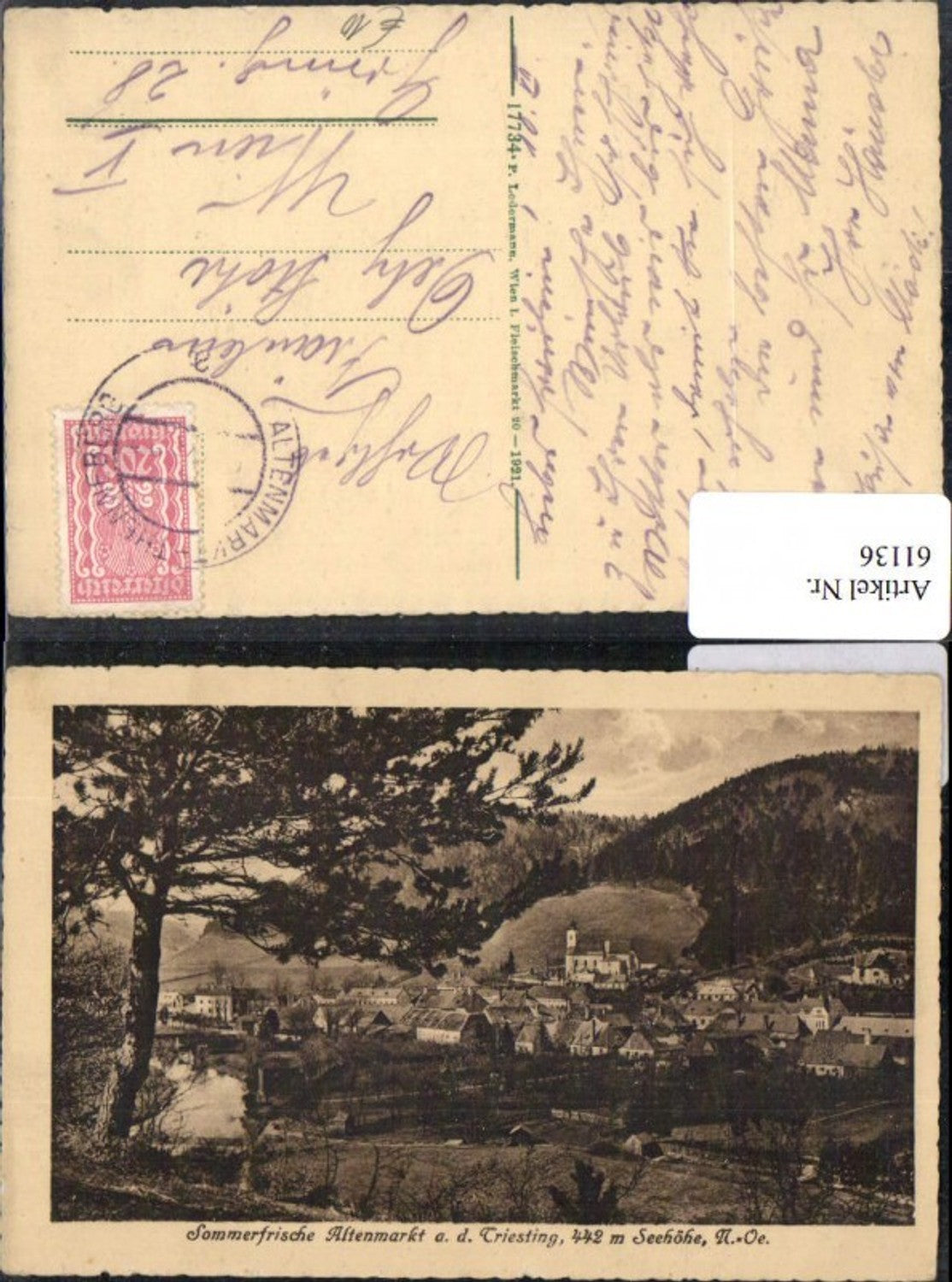 61136,Altenmakrt a.d. Triesting Sommerfrische Ortsansicht