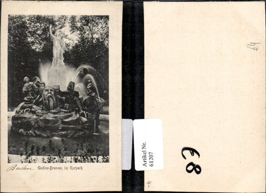 61207,Undine Brunne Kurpark Baden