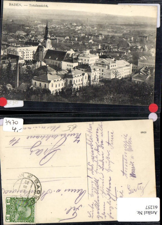 61257,Baden b. Wien Totalansicht