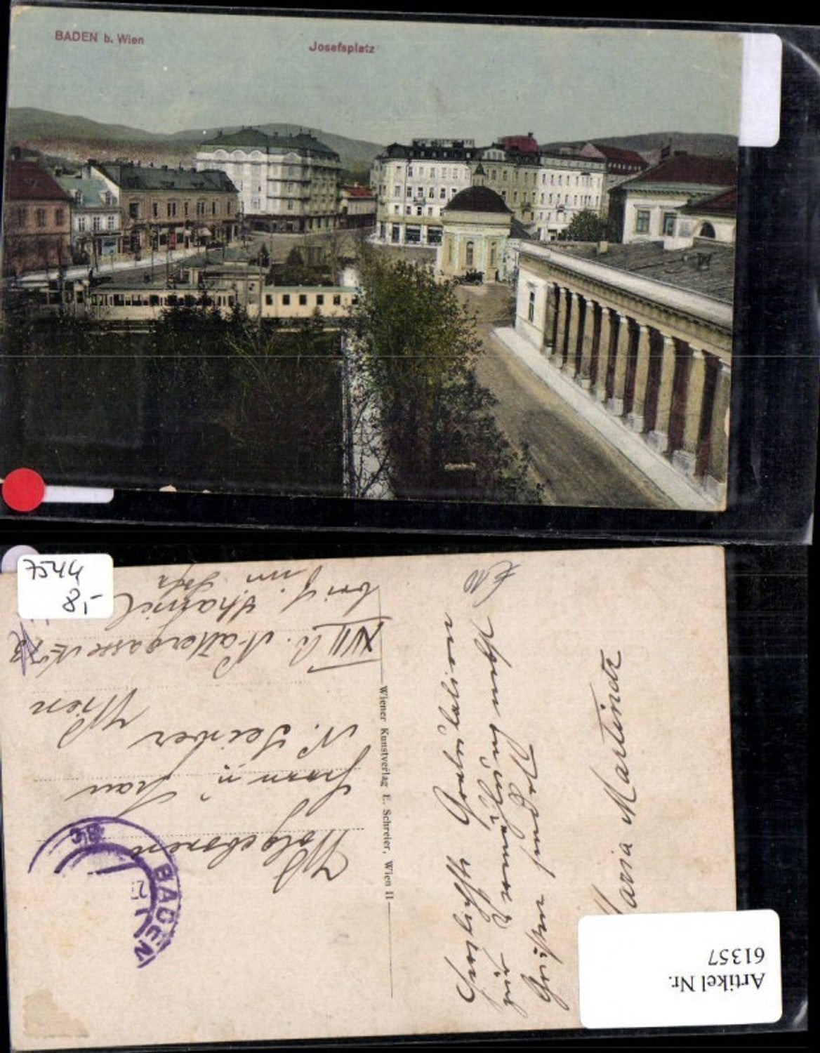 61357,Josefsplatz Baden b. Wien
