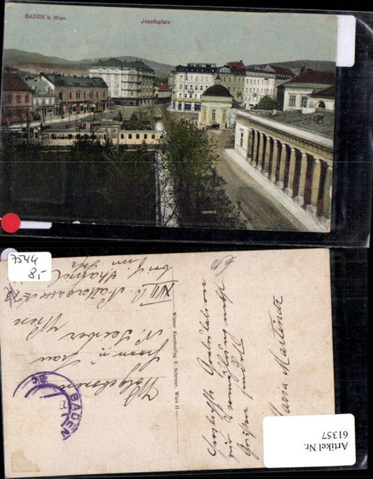 61357,Josefsplatz Baden b. Wien