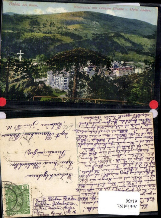 61436,Helenthal Pension Sivana Hotel Sacher Baden b. Wien