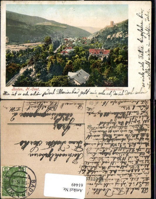61449,Helenenthal Baden b. Wien Litho