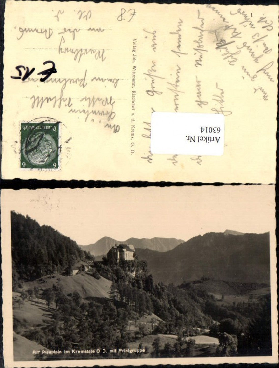 63014,Alt Pernstein Altpernstein im Kremstale Micheldorf Kirchdorf mit Prielgruppe