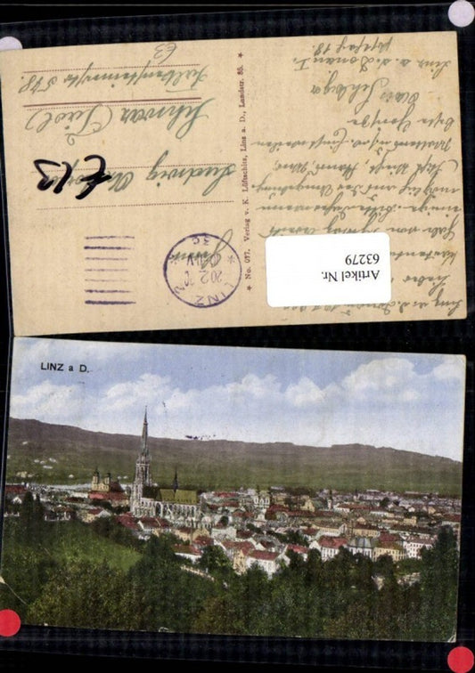 63279,Linz a.d. Donau  Maria Empfängnis Dom Photochromie