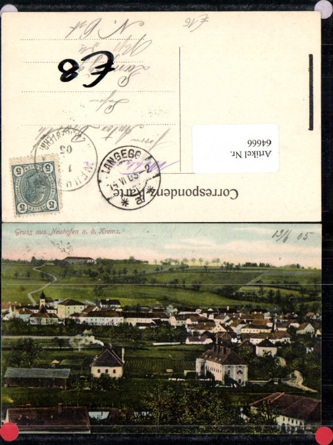 64666,Gruß aus Neuhofen a.d. Krems