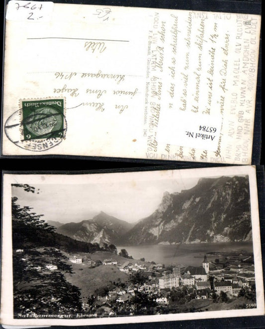 65784,Foto AK Salzkammergut Ebensee pub F.E. Brandt 1940