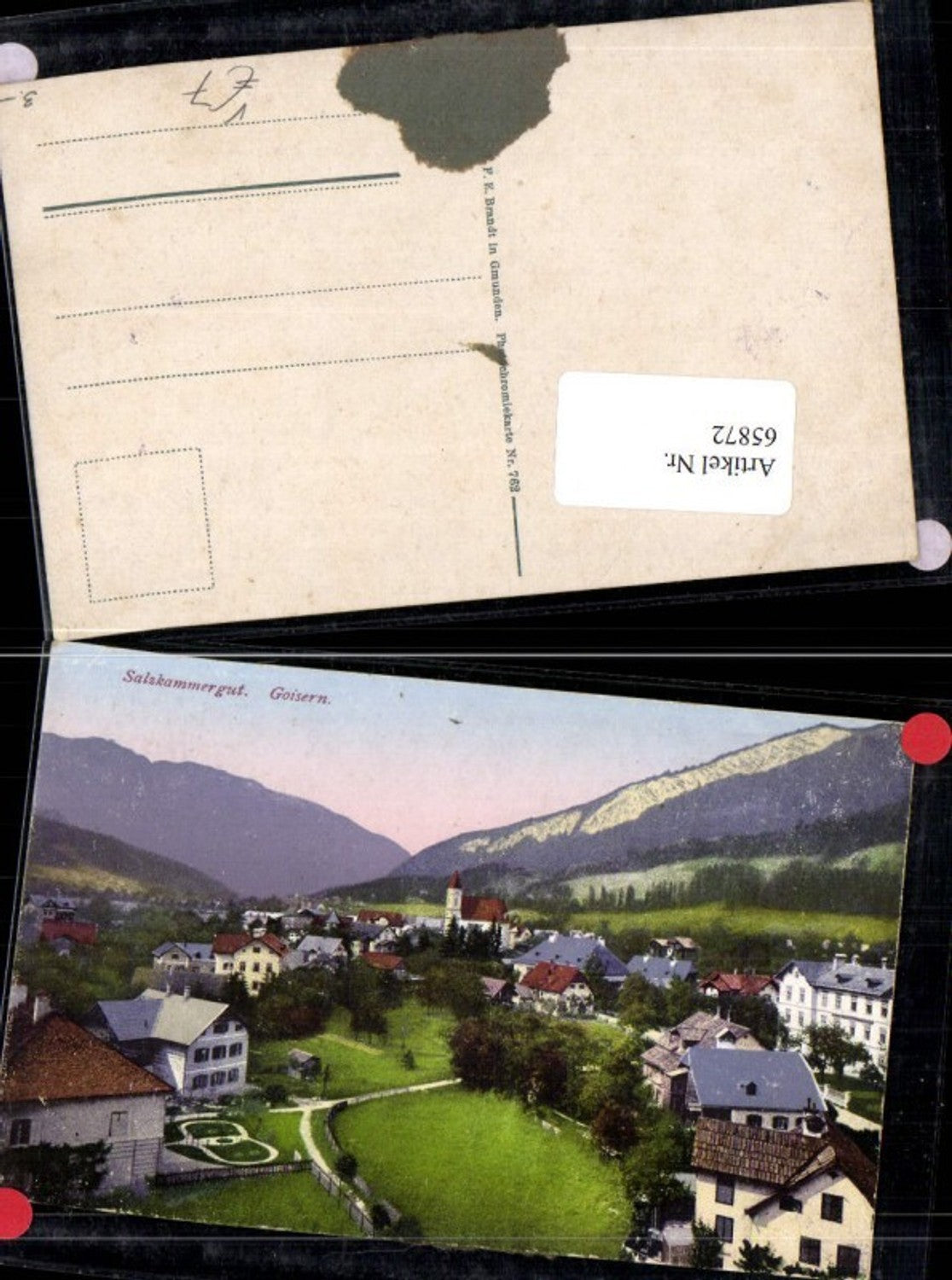 65872,Salzkammergut Goisern Totale pub F.E. Brandt 762