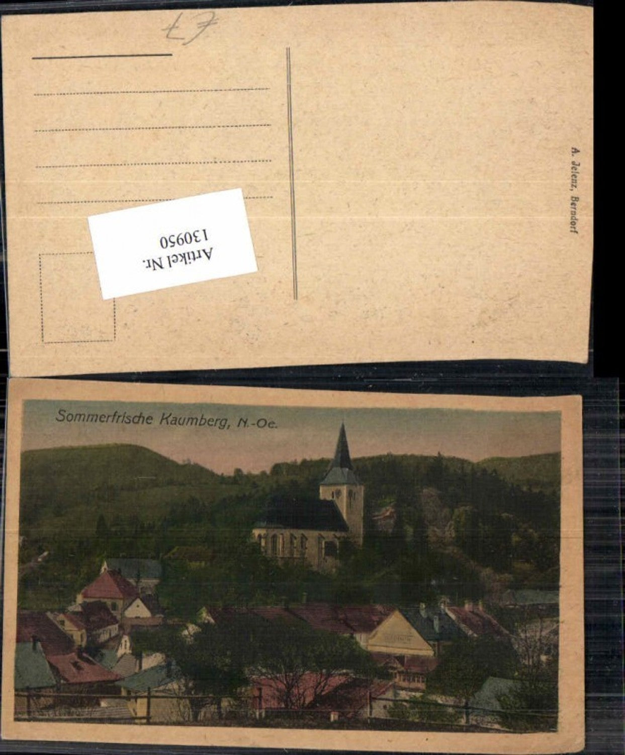 130950,Sommerfrische Kaumberg Teilansicht