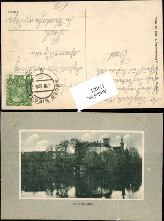 131021,Gross Siegharts Großsiegharts Partie 1913