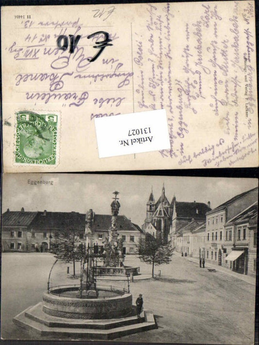 131027,Eggenburg Partie am Platz 1910