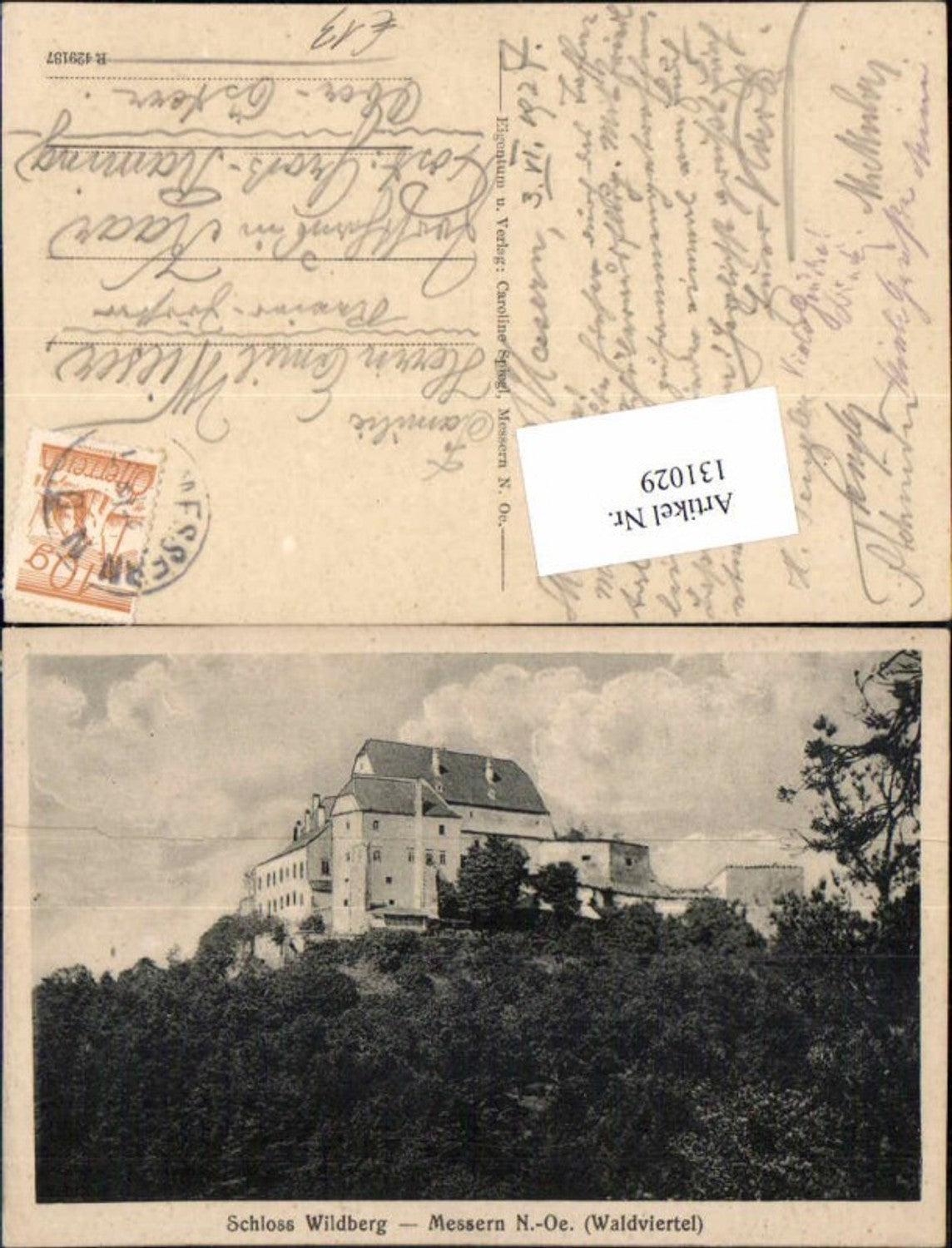 131029,Schlos Wildberg bei Messern Irnfritz