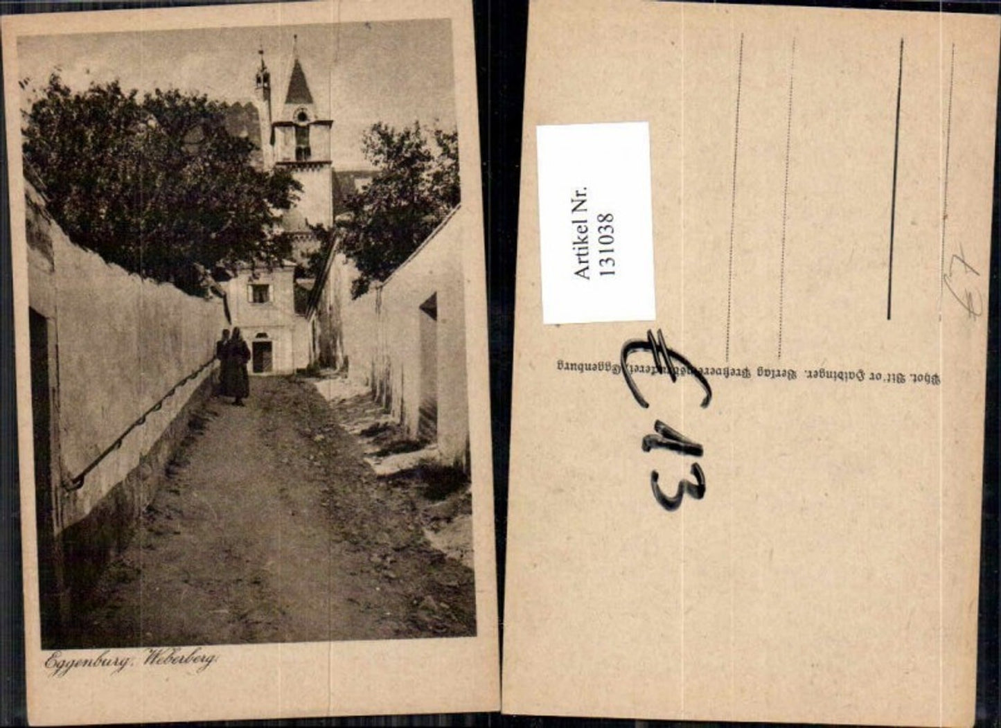 131038,Eggenburg Weberweg Strassenpartie