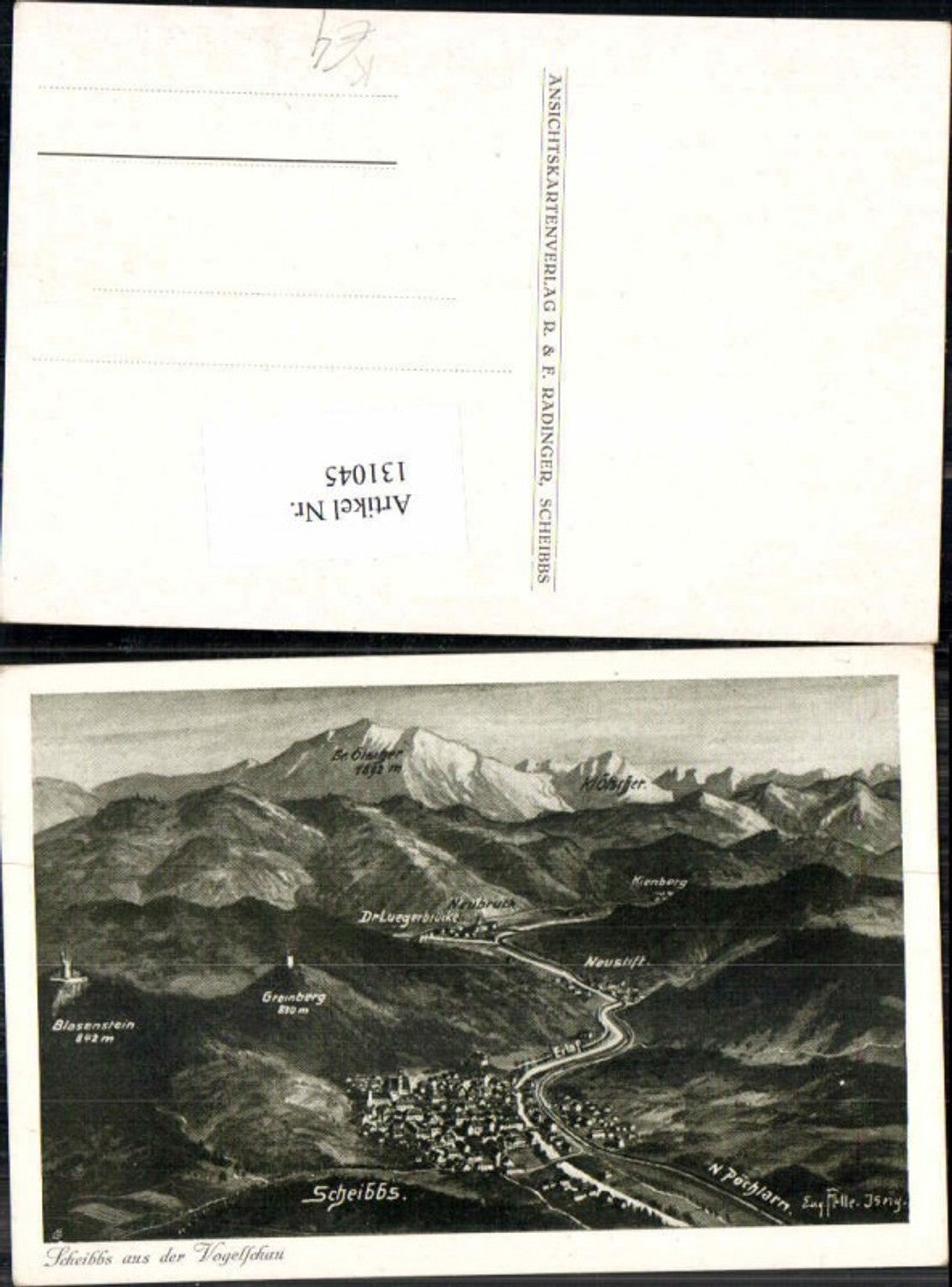 131045,Eugen Felle Scheibbs a.d. Vogelschau