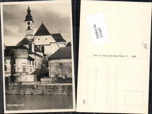 131047,Scheibbs Partie im Ort Detail 1926