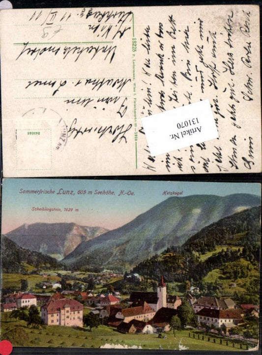 131070,Lunz am See Lunzersee Ortsansicht 1923