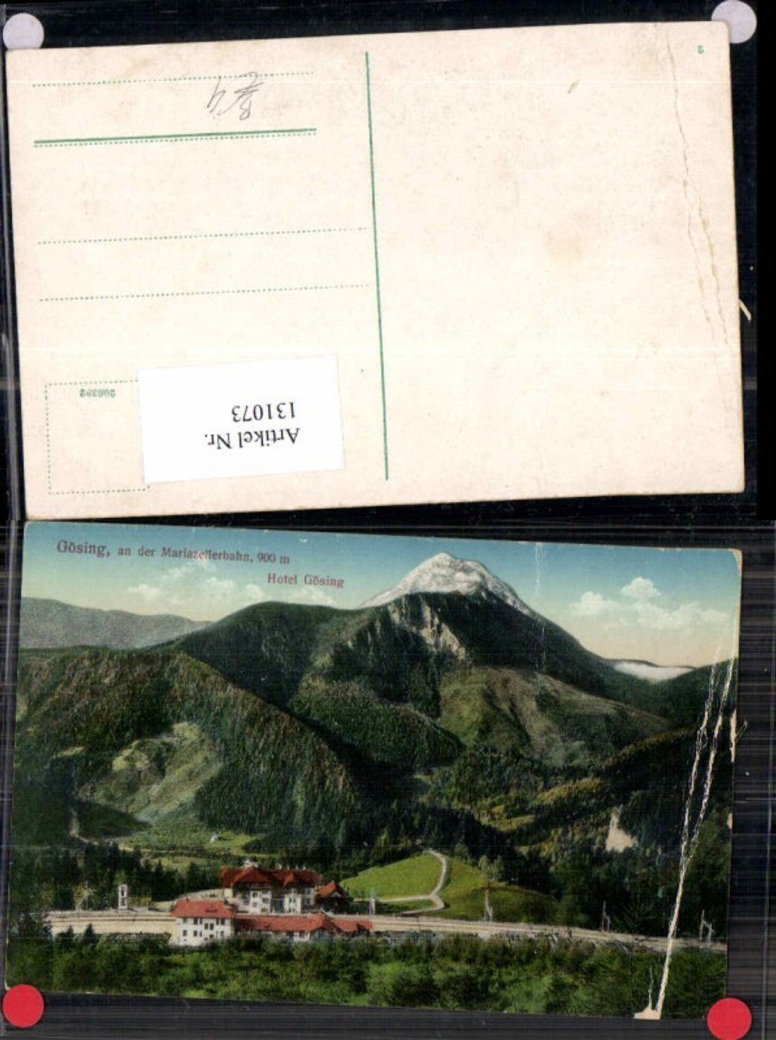 131073,Gösing a.d. Mariazellerbahn Hotel Bahnhof Ötscher