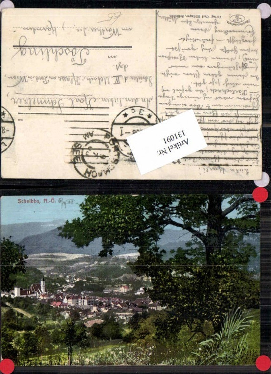 131091,Scheibbs Ortsansicht 1908