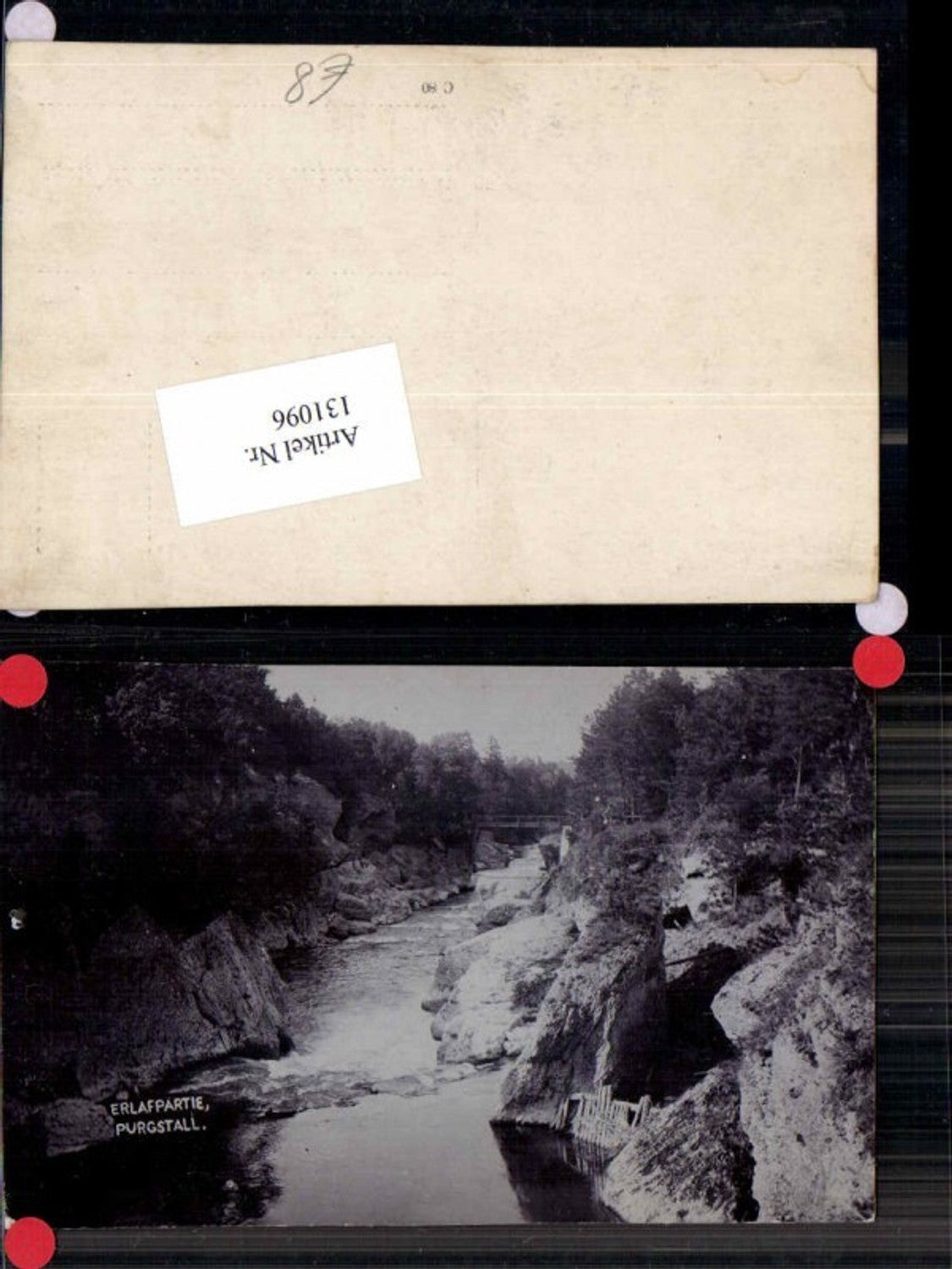 131096,FotoAK Erlaufpartie bei Purgstall 1920