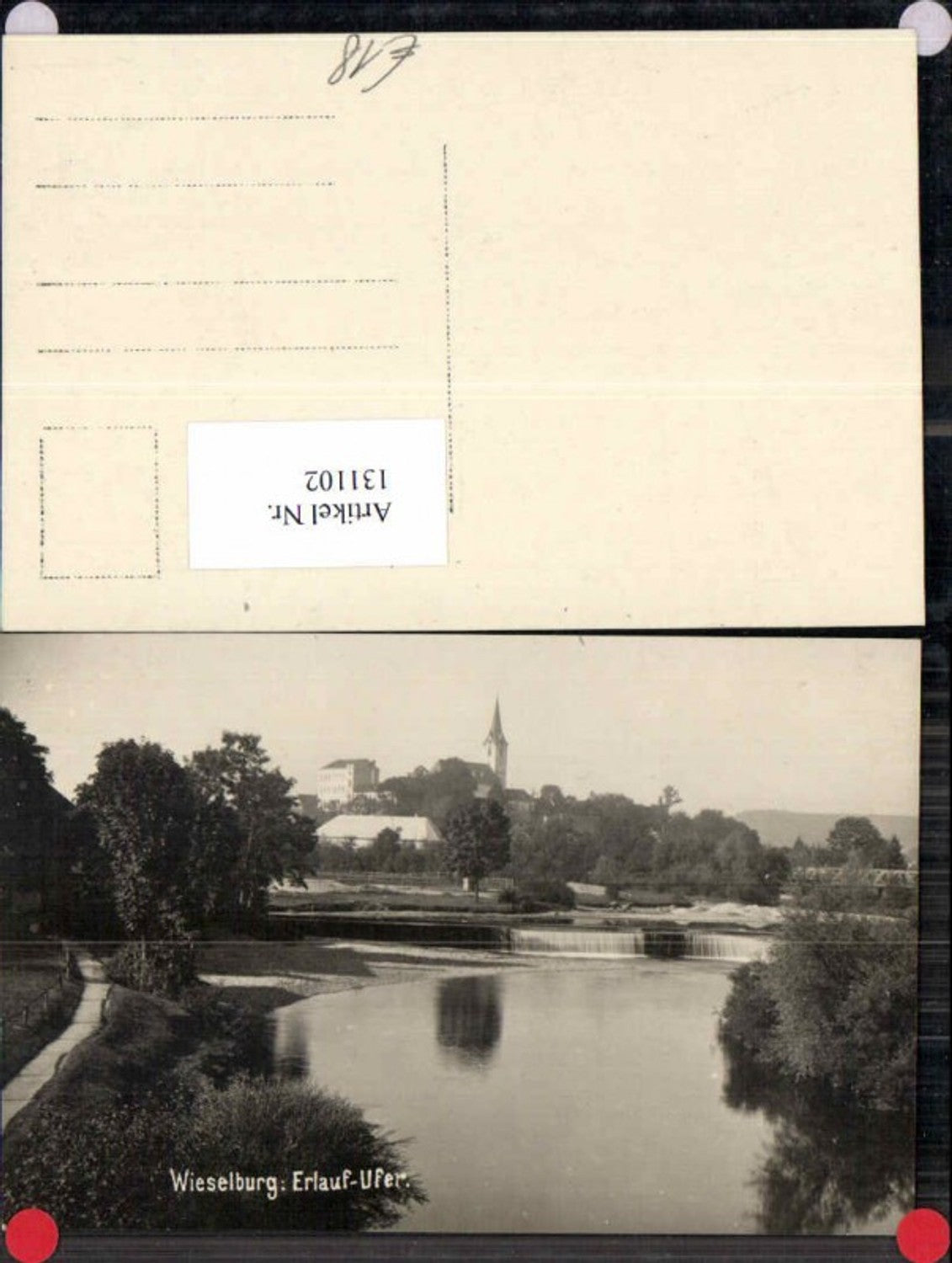 131102,FotoAK Wieselburg a.d. Erlauf Seltene AK 1910