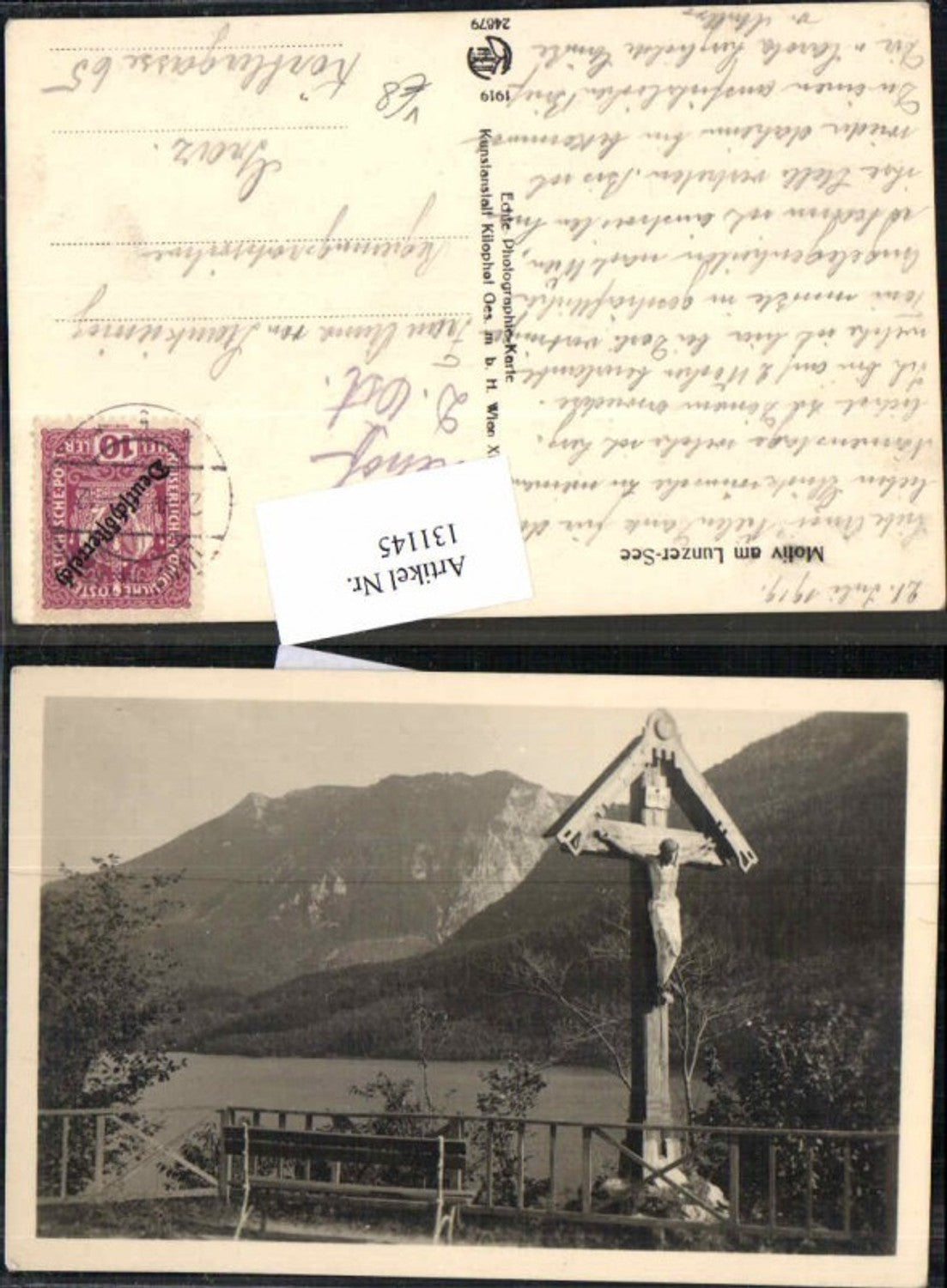 131145,Lunz am See Kreuz am Lunzersee 1918 pub Kilophot 24879