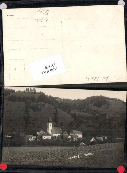 131160,FotoAK Reinsberg bei Gresten Westseite 1900