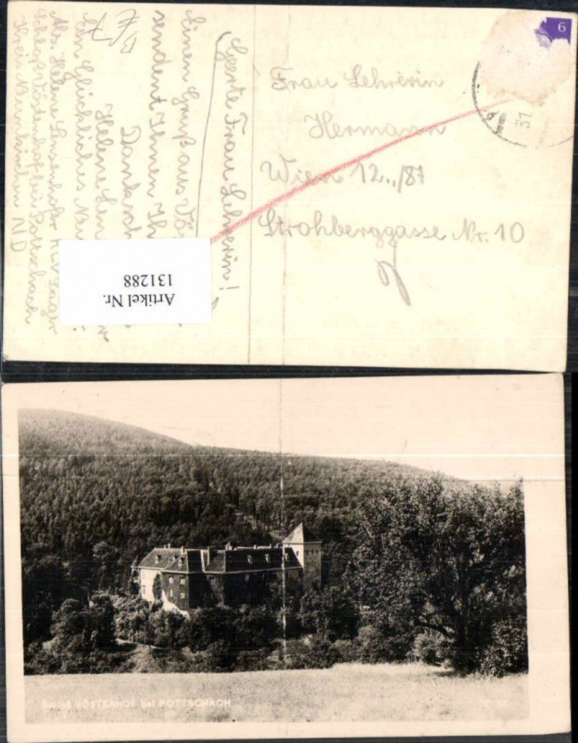 131288,Schloss Vöstenhof bei Pottschach a.d. Westbahn Ternitz