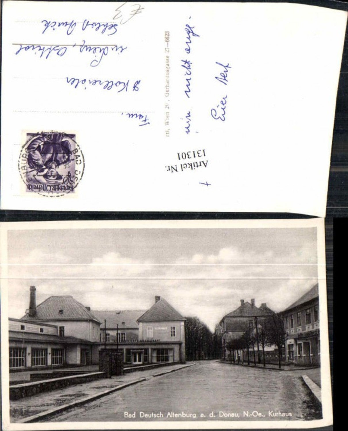 131301,Deutsch Altenburg Carnuntum Kurhaus Detail