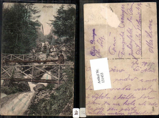 131433,Mirafall Mirafälle bei Pernitz Muggendorf Weissenbach a.d. Triesting 1910