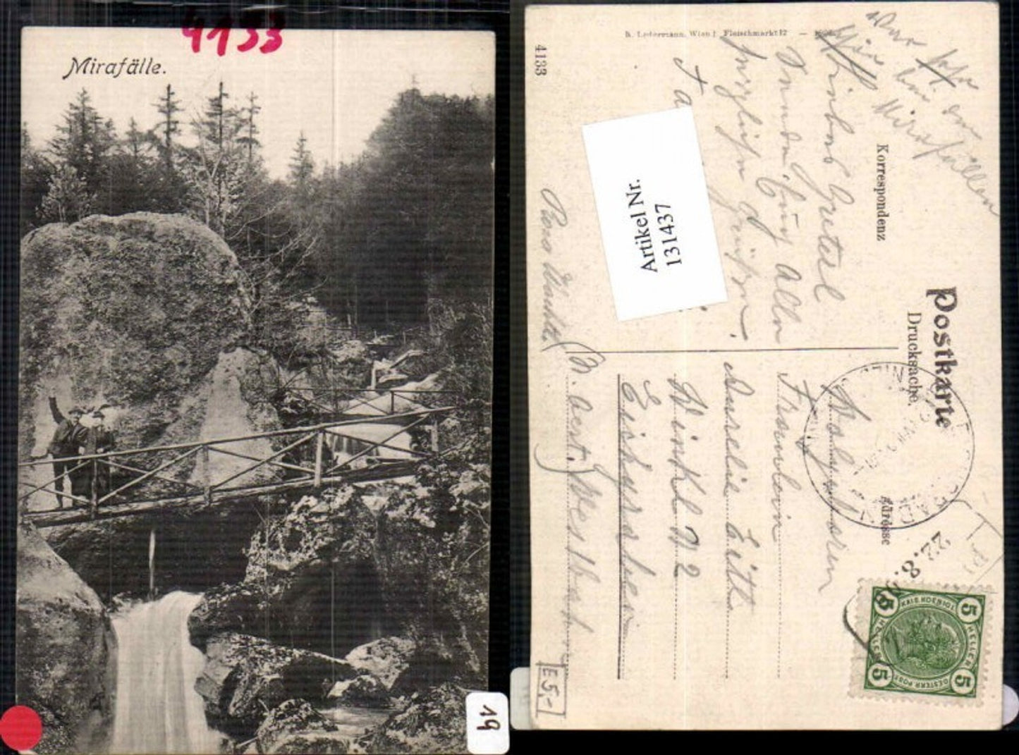 131437,Mirafall Mirafälle bei Pernitz Muggendorf Weissenbach a.d. Triesting