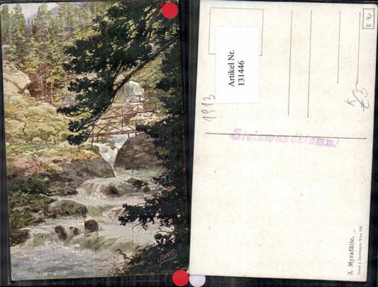 131446,Mirafall Mirafälle bei Pernitz Muggendorf Weissenbach a.d. Triesting Jung sign, Myrafälle