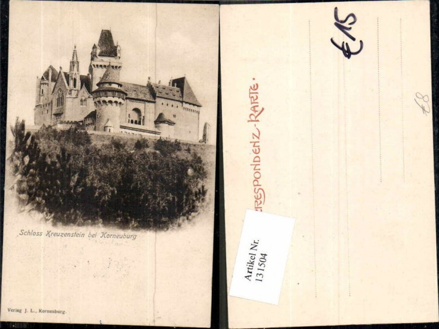 131504,Schloss Kreuzenstein bei Leobendorf Korneuburg