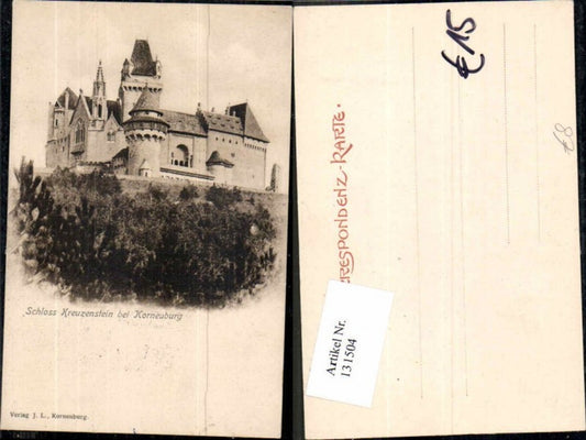 131504,Schloss Kreuzenstein bei Leobendorf Korneuburg