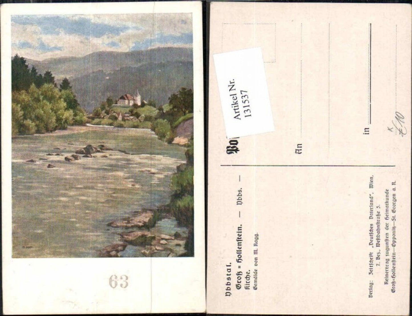 131537,Ybbstal Gross Hollenstein a.d. Ybbs M. Ragg sign.