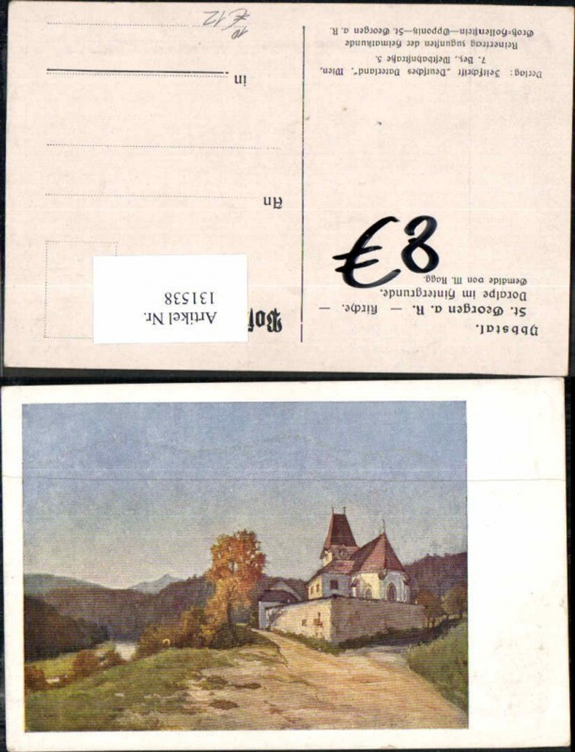 131538,Ybbstal St Georgen am Reith Kirche M. Ragg sign. Hollenstein