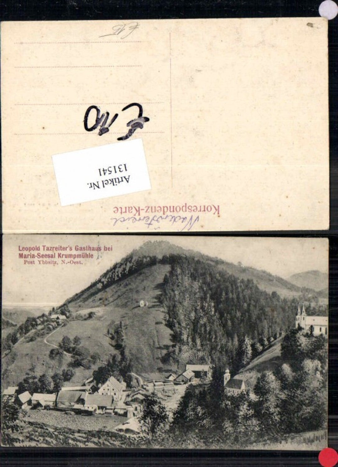 131541,Leopold Tazreiter Gasthaus bei Maria Seesal Krumpmühle Ybbsitz