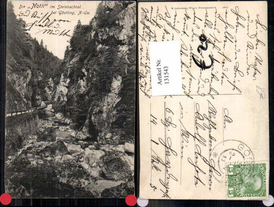 131543,Die Noth im Steinbachtal bei Göstling a.d. Ybbs