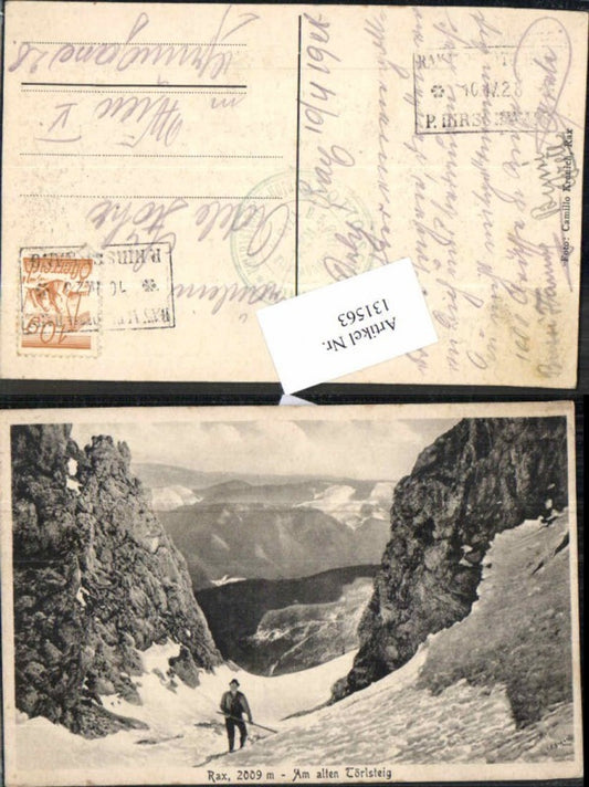 131563,Rax Reichenau Am alten Törlsteig 1923 Hirschwang