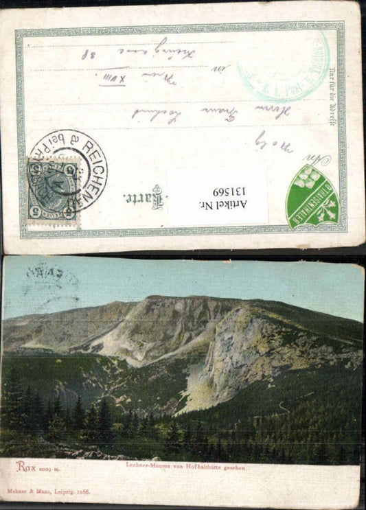 131569,Rax Reichenau Lechner Mauern v. Hofhalthütte