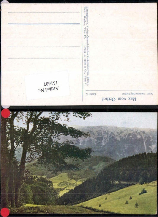 131607,Rax vom Orthof  Reichenau