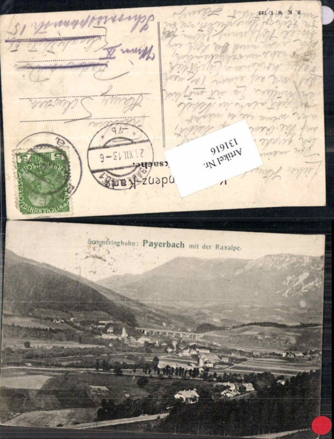 131616,Payerbach a.d. Südbahn rax