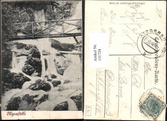 131724,Mirafall Mirafälle bei Pernitz Muggendorf Weissenbach a.d. Triesting 1905