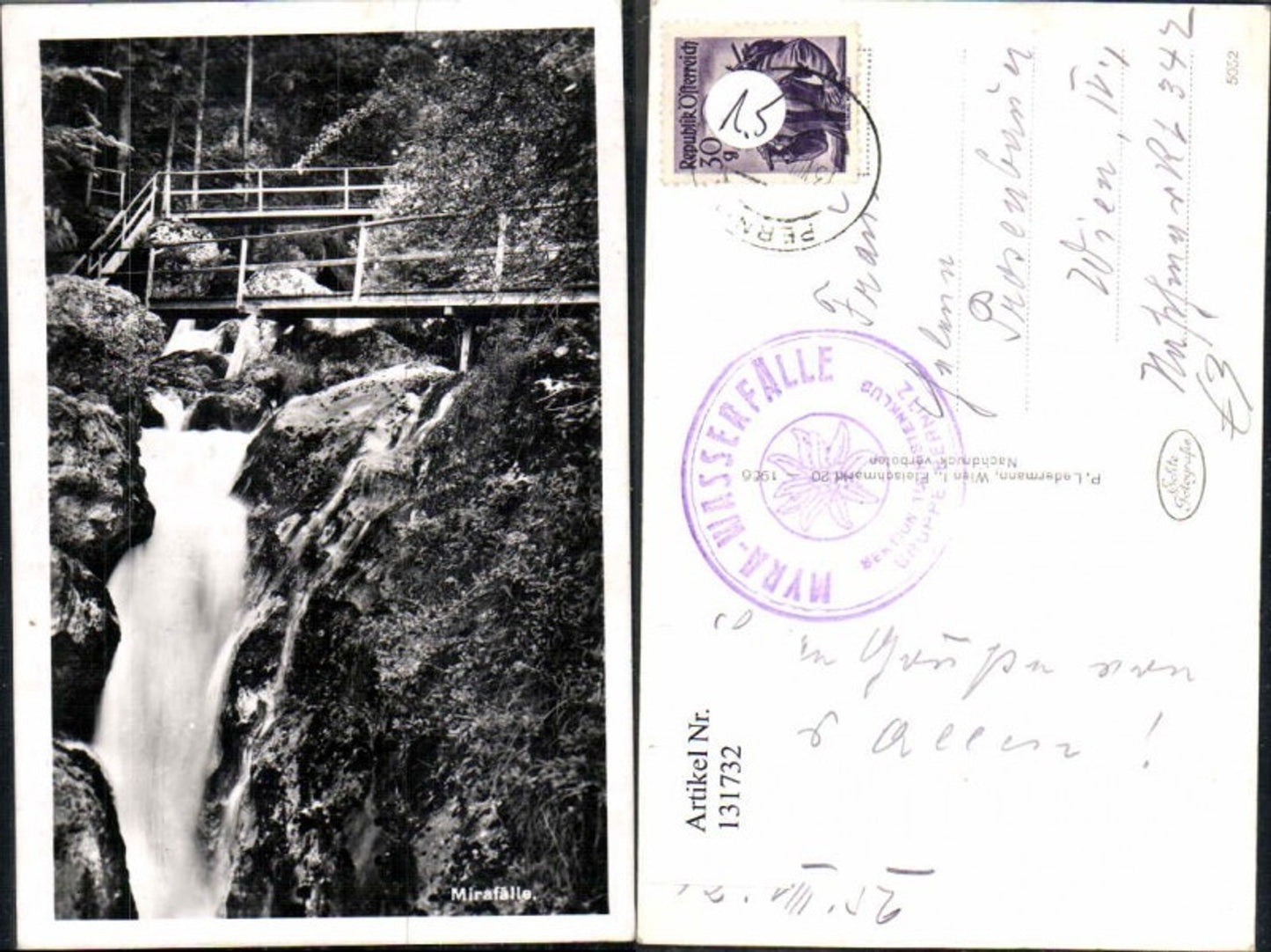 131732,Mirafall Mirafälle bei Pernitz Muggendorf Weissenbach a.d. Triesting