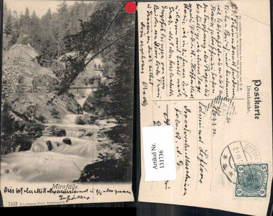 131736,Mirafall Mirafälle bei Pernitz Muggendorf Weissenbach a.d. Triesting