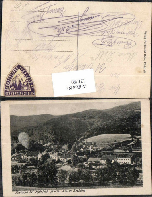 131790,Kleinzell bei Hainfeld Lilienfeld 1920