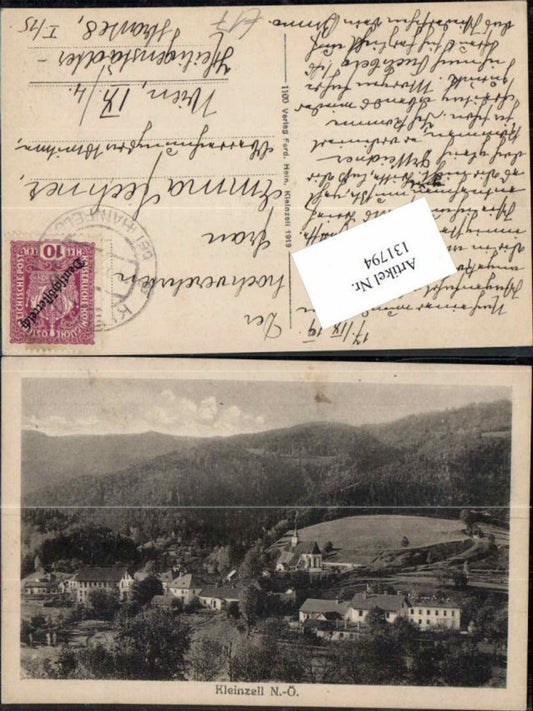 131794,Kleinzell bei Hainfeld Lilienfeld 1919